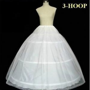 3 Hoops Baljurk Wedding Bridal Petticoat Crinoline Bruiloft Accessoires Ruffle Tule Onderrokken