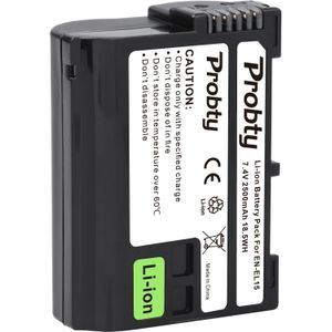 2500 Mah EN-EL15 En EL15 EL15A Batterij + Led Usb Charger Poort Voor Nikon D500 D600 D610 D750 D7000 D800 d850 D810