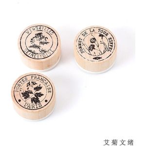 Planten Collection Poststempel Stempel Diy Craft Houten Stempels Voor Scrapbooking Briefpapier Scrapbooking Standaard Stempel