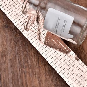 Thuis Badkamer Handgemaakte Waterdichte Mozaïek Tegels Zelfklevende Mini Vierkante Glazen Party Decoratieve Craft Solid Diy Verwijderbare