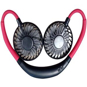 Mini Usb Draagbare Ventilator Hals Fan Nekband Met Oplaadbare Batterij Kleine Bureau Fans Handheld Luchtkoeler Conditioner