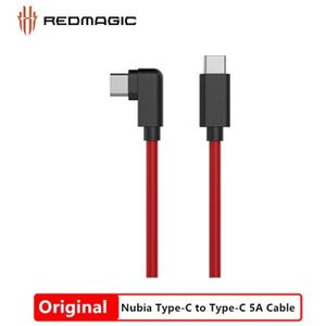 Originele Nubia Red Magic 5GType-C Naar Type-C 5A Kabel Voor Redmagic 5G Output Nubia 55W Pd snellader