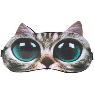 Halloween 3D Cartoon Dier Patroon Eye Mask Cover Schaduw Blindfold Rest Sleep Eyepatch 3D Slapen Eyepatch Massage Relax