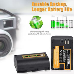 Powertrust LP-E6 Lp E6 2800 Mah 7.4V LPE6 LP-E6N Camera Batterij Voor Canon 5D Mark Ii Iii Iv 5DS 5DS R Eos 6D 70D 80D Camera 'S