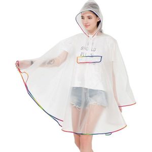 Eva Mode Transparant Volwassen Elektrische Auto Regenjas Verhoogd En Verdikte Outdoor Wandelen Mannen En Vrouwen Waterdichte Poncho