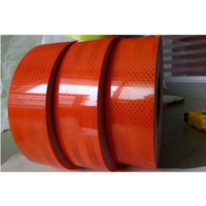 5 Cm * 45M Pet Super Strong Reflecterende Tape Reflecterende Sticker Waarschuwing Veiligheid Tape Voor Truck Auto Motorfiets Road verkeer