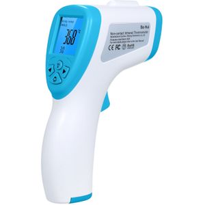 Non-contact Infrarood Thermometer 0.5S Snelle Reactie Blue Backlight Lcd Voorhoofd Thermometer Dual Mode Thermometer
