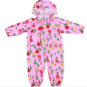 Winstbrok Kinderen Regenjas Regen Broek Jumpsuit Meisje Jongen Waterdichte Poncho Regenjas Impermeable Hooded Regenjas Kinderen Regenkleding