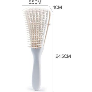 Detangling Borstel Hoofdhuid Massage Haar Kam Rubber Octopus Massage Borstel Voor Krullend Haarborstel Vrouwen Mannen Salon Styling Tool