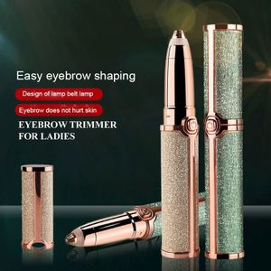 Usb Elektrische Wenkbrauw Trimmer Pijnloos Eye Brow Epilator Mini Eye Brow Shaper Scheerapparaat Scheerapparaat Draagbare Facial Hair Remover Voor Vrouwen