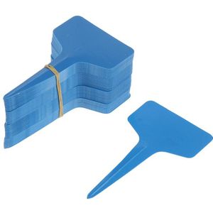 Plastic Potplanten Labels Mark T-Type Plant Tag 100 Stuks Herbruikbare Bloem Kwekerij Labels Mark Tags Tuinieren Teken tuin Leveranties