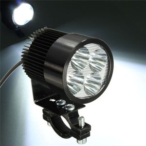 1 Stuk Motorfiets ATV Koplamp 4 LED Mistlamp Spot Lamp 12 W Rijden Motor Koplamp LED Lamp Licht Lamp Zwart Chrome
