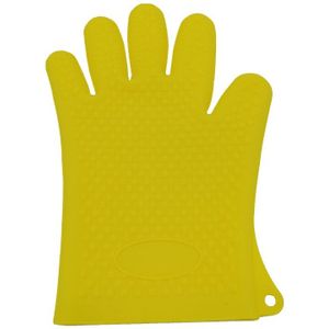 1 Stuk Silicone Hittebestendige Handschoenen Anti-Brandwonden Ovenwanten Pannenlap Keuken Bbq Handschoenen Lade Pot Schotel Houder Oven handschoen