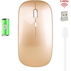 2.4G Draadloze Muis Oplaadbare Opladen Muis Ultra-Dunne Stille Mute Kantoor Notebook Muizen Opto-elektronische Voor Kantoor laptop