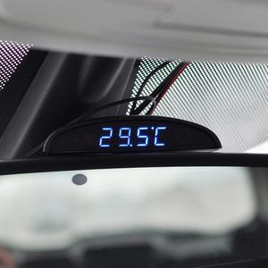 De Auto Elektronische Klok Lichtgevende Interieur Meter Voltmeter Gauge Draagbare Digitale Led Auto Accessoire Monitor Instrument