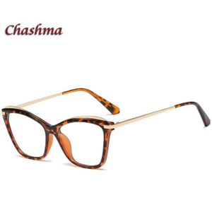 Vrouwen Cat Eye Frame Mode Brillen Optische Recept Bril TR90 Bril Anti Blue Ray Lenzen Voor Eye