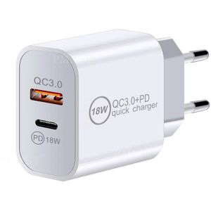 Quick Charge 3.0 Usb Charger Type C Pd Snel Opladen Mobiele Telefoon Power Adapter Voor Iphone Samsung Huawei Muur Eu us Uk Au Plug