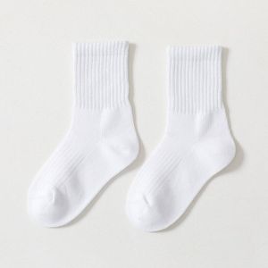 Lente Zomer Katoen Gebreide Meisjes Sokken Japan Stijl Solid Lange Sokken Voor Meisjes Jongens Harajuku Knie Sokken Kinderen Sport Sokken