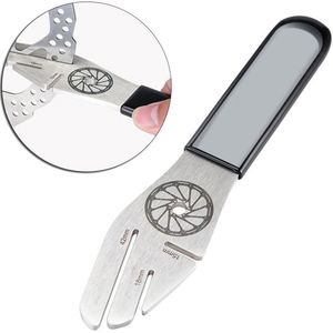 Fiets Schijfrem Wrench Rvs Rotor Truing Reparatie Tool Anti-Slip Rubberen Handvat Schijfremrotor Stijltang