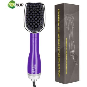 Stijltang Air Borstels 2 In 1 Droger Massage Kam Snelheid Blower Anti-Brandwonden Elektrische Föhn Styling Tools
