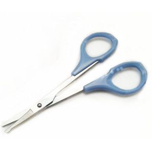 Wenkbrauw Neus Haar Schaar Trimmer Rechte Hoofd En Gebogen Hoofd Schaar Voor Volume Wimper Extension Make Tool