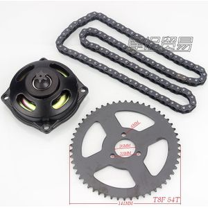 47cc 49cc T8F Ketting 84 Links En 54T Tanden 54Mm Keten Plaat Tandwiel Voor Mini Moto Atv Quad 2 Takt Motor Onderdelen Accessoires