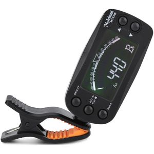 2 In 1 Gitaar Tuner Metronoom Draagbare Clip-On Lcd Digitale Tuner Voor Gitaar Bas Viool Ukulele Training Gitaar accessoires