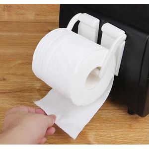 Multifunctionele Wall mounted Toiletrolhouder Keuken Papieren Handdoek Opbergdoos Plastic Wrap Roll Rack Badkamer Accessoires