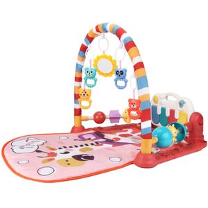 Baby Speelkleed Met Music &amp; Lights Educatief Rack Speelgoed Kick Play Piano Activiteit Gym Baby Playmat Kruipen Game pad Speelgoed