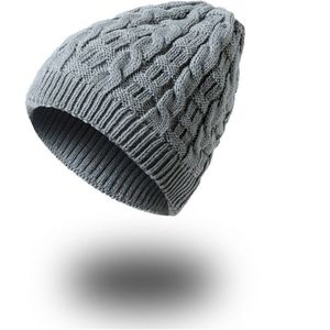 Mannen hoed trend plus fluwelen twist acryl fiber warme wollen muts winter outdoor knit hoed voor mannen en vrouwen