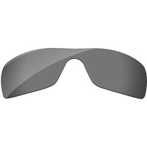 Alphax Zwart Chroom Spiegel Gepolariseerde Vervanging Lenzen Voor-Oakley Batwolf Zonnebril Frame 100% Uva En Uvb Bescherming