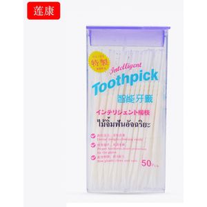 200 Stks/doos Van Dubbele Ultra-Fijne Tandzijde Stok Rager Dental Oral Care Cleaning Tanden Voedsel Residu Tandenstokers