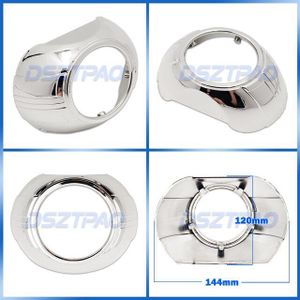 Projector Dekmantel Voor Koplamp Lenzen Bi-Xenon 3.0 Maskers Bezels Centric Ring Adapter Voor Hella 3R G5/Koito q5/Wst Lens Retrofit