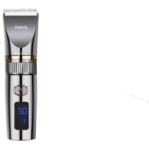 Riwa Elektrische Tondeuse Machine Professionele Tondeuse Voor Mannen Wasbare Hair Cutter Clipper Led Screen Usb Oplaadbare