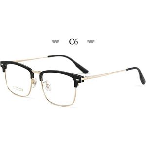 Pure Titanium Bril Frame Met Recept Mannen Zakelijke Stijl Mode Mannelijke Brillen Recept Man Stijl 2322BJ