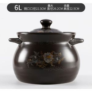 600 Braadpan Fornuis Huishouden Gas Keramische Pot Gegolfd Soep Braadpan Open Fire Vintage Bandit Chinese Geneeskunde Stoofpot Soeppan