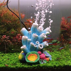 Simulatie Coral Vulkaan Resin Air Waskolf Decoratie Bubble Stone Aquarium Decoraties Voor Aquarium Aquarium En Hydrocultuur