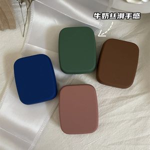 Pure Color Frosted Contact Lens Case Vrouwelijke Compact En Eenvoudige Draagbare Kleur Contactlenzen Bijziendheid Metgezel Opbergdoos