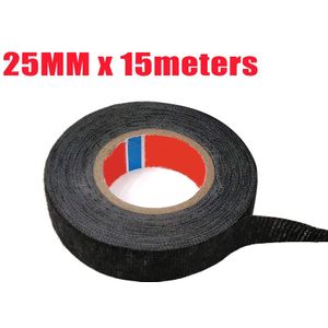 15Meter Tesa Type Coroplast Adhesive Doek Tape Voor Kabelboom Kabelboom Breedte 9/15/19/25/32Mm Length15M
