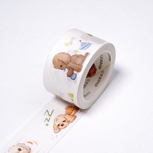Decoratieve Leuke Corgi Hond Print Washi Tape Diy Scrapbooking Fotoalbum School Scrapbooking Gereedschap Kawaii Papier Stickers Masker