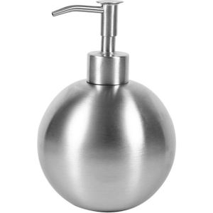 Promotion! 500Ml Ball Stainless Steel Kitchen Bathroom Hand Pump Liquid Soap Dispenser Lotion Detergent Bottle