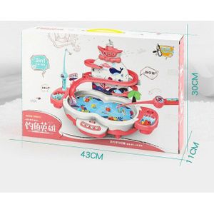 Kinderspeelgoed Puzzel Oplaadbare Magnetische Vissen Tafel Dia Game Muziek Roterende Schijf Ouder-kind Interactive Learning