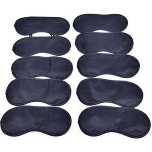 10 Stks/partij Reizen Slaapmasker Snelle Slapen Oogmasker Eyeshade Cover Schaduw Patch Vrouwen Mannen Zachte Draagbare Blinddoek Reizen