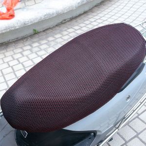 1 Stuks M Maat 3D Motorfiets Elektrische Fiets Netto Seat Cover Cooling Protector Ademend Duurzaam Zwarte Kleur