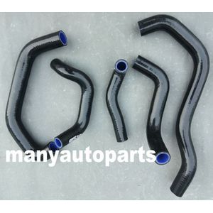 Voor Suzuki Bandit 400 GSF400 89-98 91 92 93 94 95 96 97 98 Black Silicone Radiator Koelvloeistof slang