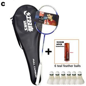 Dhs Full Carbon Een Badminton Racket Om De Bal Offensief Soort Badminton Racket Duurzaam Badminton Racket