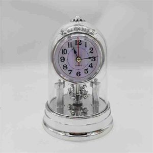 Europese Stijl Mute Klok Retro Wekkers Stopwatch Tafel Klok Voor Woonkamer Office Desktop Decoratie Klok Horloge