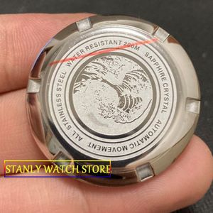 Horloge Onderdelen Roestvrij Staal Heimdallr Tonijn Blik Wave Case Back