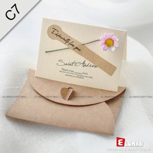 25 stks pocket uitnodigingskaarten-ELOMAN-bruiloft verjaardag bridal en baby douche goedkope uitnodigingen met envelop + blanco kaarten