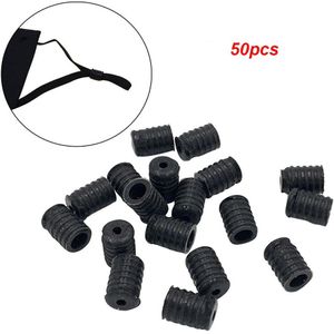 100Pcs 9X7Mm Verstelbare Touw Koord Lock Plastic Stopper Cord End Toggle Clip Gesp Koortjes Elastische Koord masker Elastische Gesp